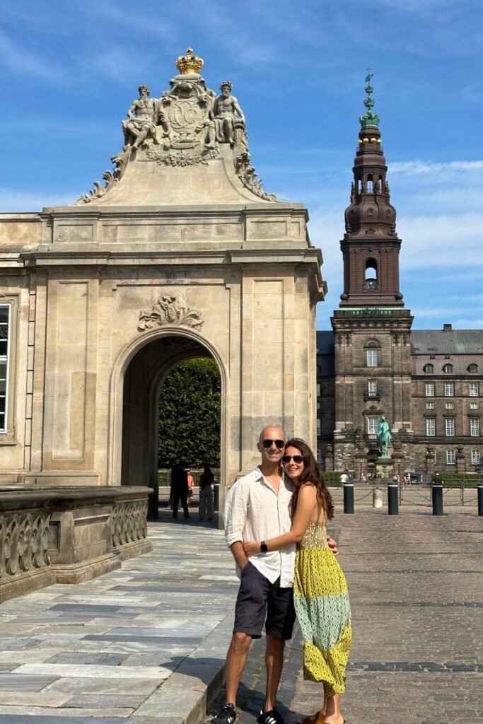 Christiansborg Sarayı ve manzarası, Kopenhag Danimarka