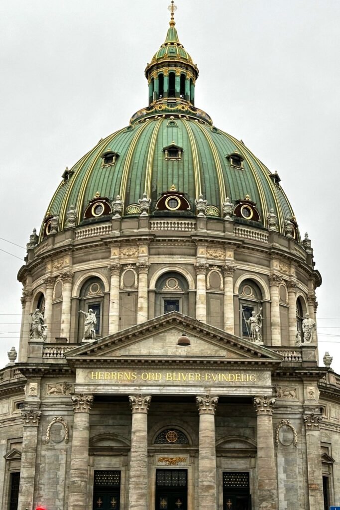 Frederik Kilisesi (Marble Church) kubbesi, Kopenhag Danimarka