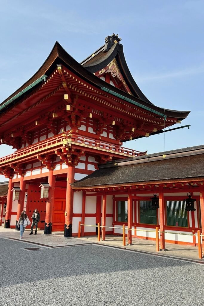 Kyoto Fushimi Inari Tapınağı girişi