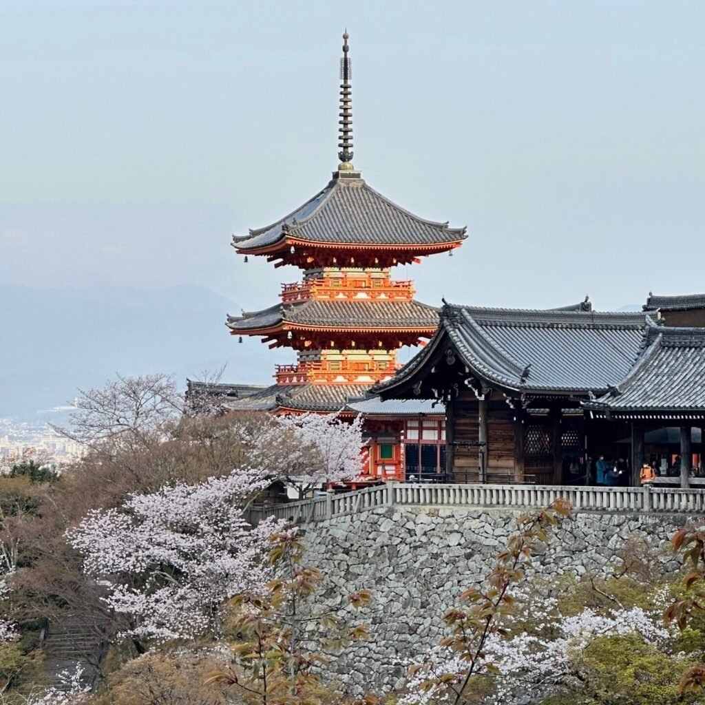Kyoto Kiyomizi-dera manzarası
