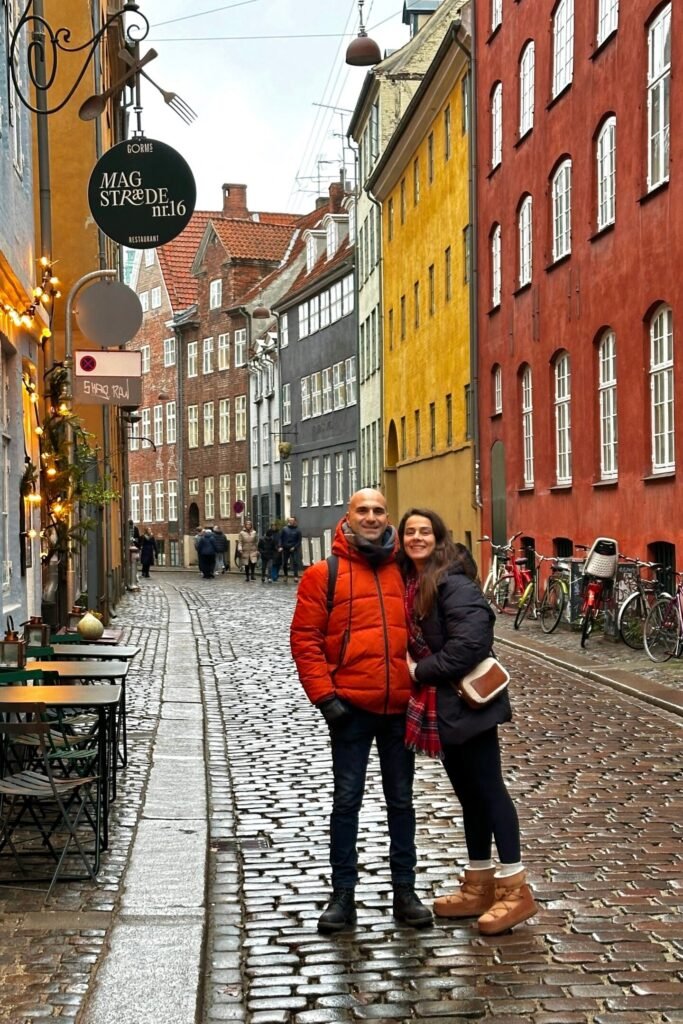 Magstræde sokak manzarası, Kopenhag Danimarka