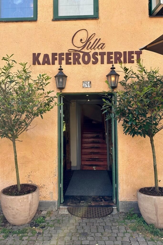Malmö’de Lilla Kafferosteriet detayı, Malmö’de kahve ve fika için önerilen kafe, İsveç