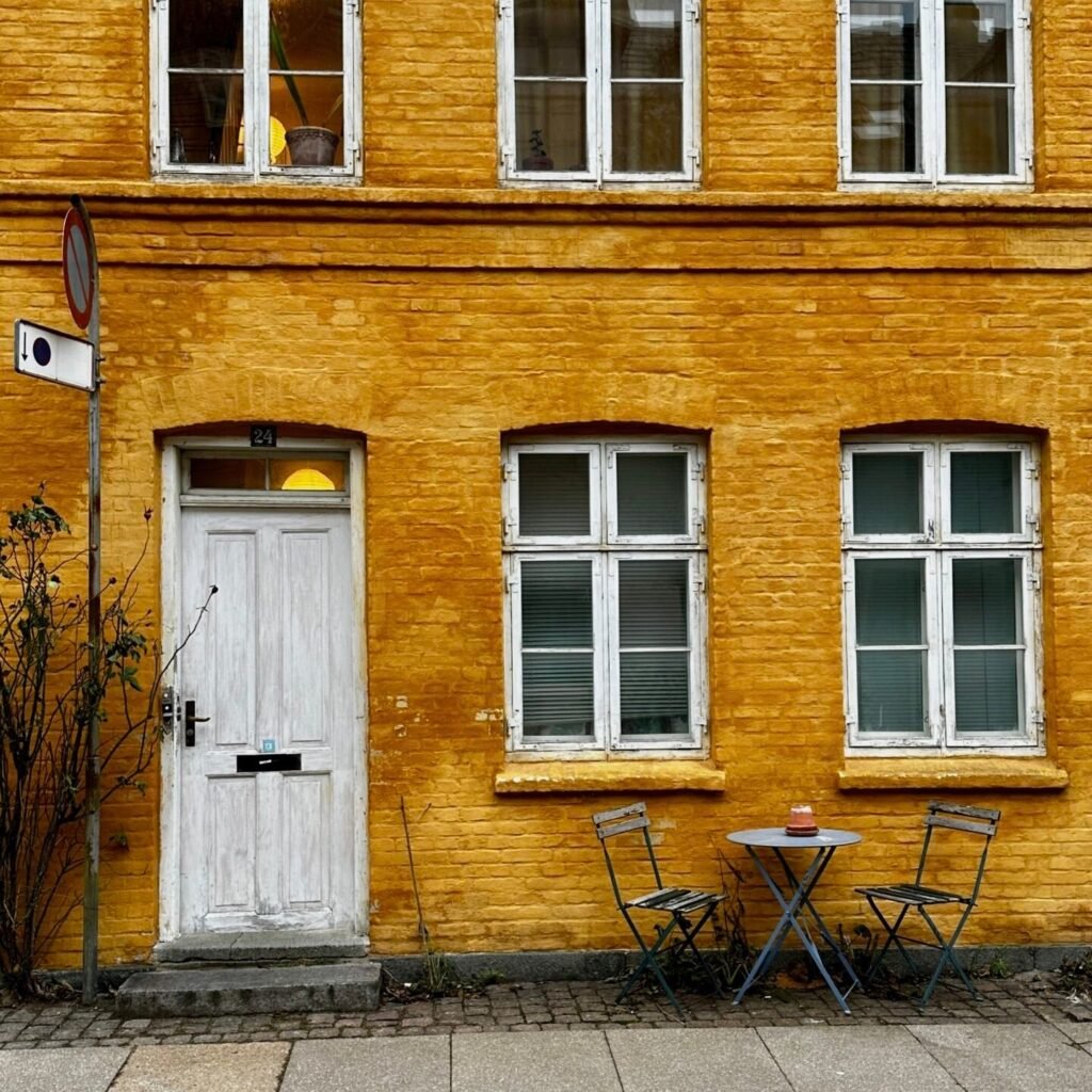 Kopenhag’da pastel renkli evler ve yaşam, Danimarka