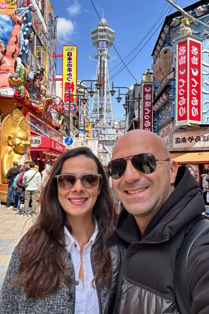 Shinsekai’de Tsutenkaku manzarası, Osaka